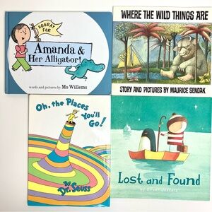 Children's Book Set Classics Dr. Seuss Maurice Sendak Mo Willems Oliver Jeffers